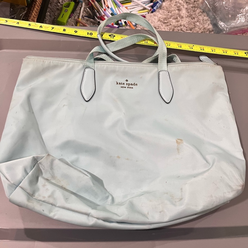 Kate Spade Soft Blue Tote Bag
